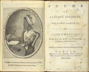 Frontispiece to Phillis Wheatley's Poems on Various Subjects...